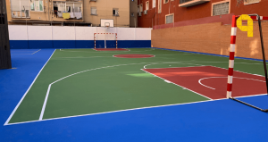 pavimento deportivo colegio madrid