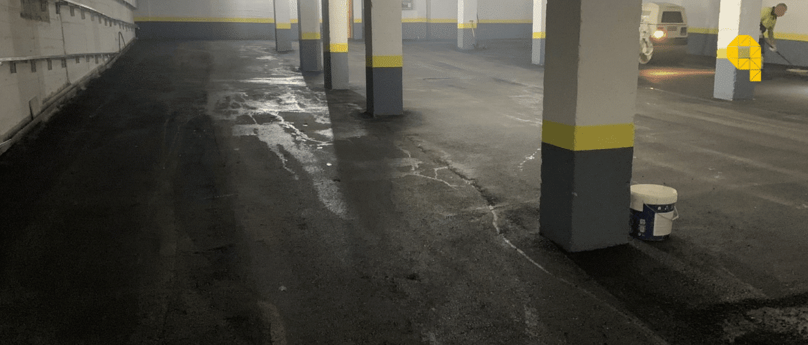 pintura suelo parking madrid