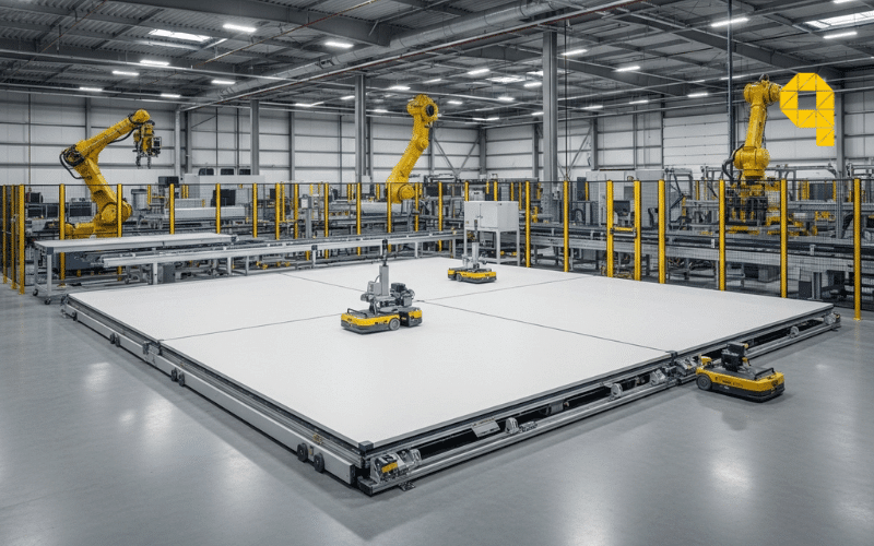 pavimento autonivelante precision milimetrica industrial