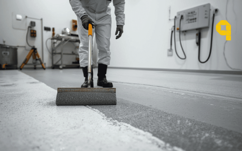 Instalacion pavimento industrial camara frigorifica proceso aplicacion sistema resina Instalacion pavimento industrial camara frigorifica proceso aplicacion sistema resina