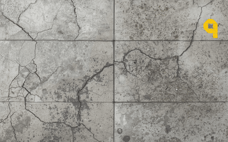 Diferentes patologias fisuras grietas pavimento hormigon industrial deteriorado Diferentes patologias fisuras grietas pavimento hormigon industrial deteriorado